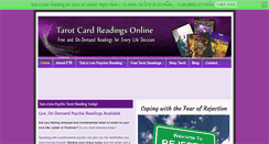 Desktop Screenshot of freetarotcardreadingsonline.com
